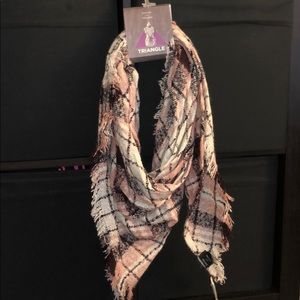 David and Young Dusty Plaid Scarf